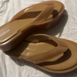Melissa Women's Nude Platform Sandals